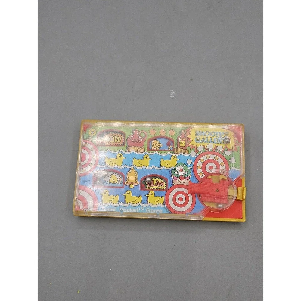 Vintage 1976 Tomy Pocket Shooting Gallery Game, Fair Game, Handheld
